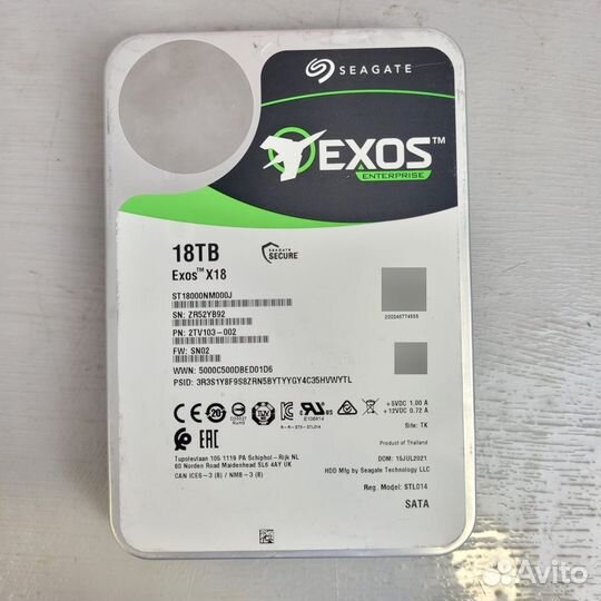 Жесткий диск для пк Seagate ST18000NM000J-2TV103 1