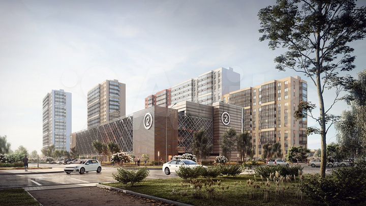 1-к. квартира, 33,6 м², 2/17 эт.