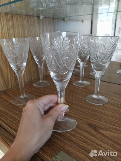 Хрустальные фужеры СССР