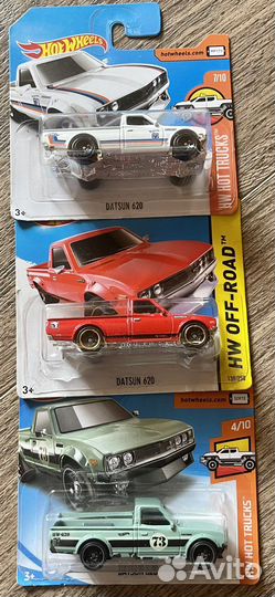 Hot Wheels Off-Road Hot Trucks Datsun 620 2014
