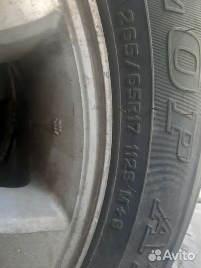 R17 Dunlop Grandtrek AT20 265/65, PCD 6x118 DIA 104.1