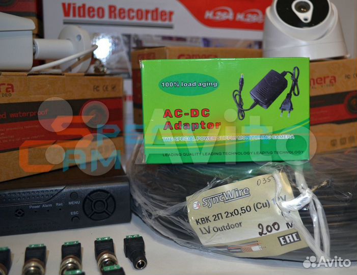 Комплект Видеонаблюдения на 1-16 камер Full HD