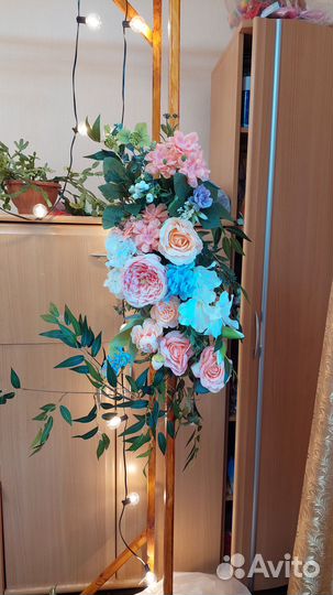 Цветочная композиция на арку