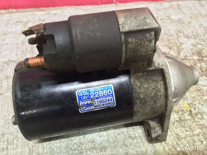 Getz Elantra Rio 2 Стартер Оригинал