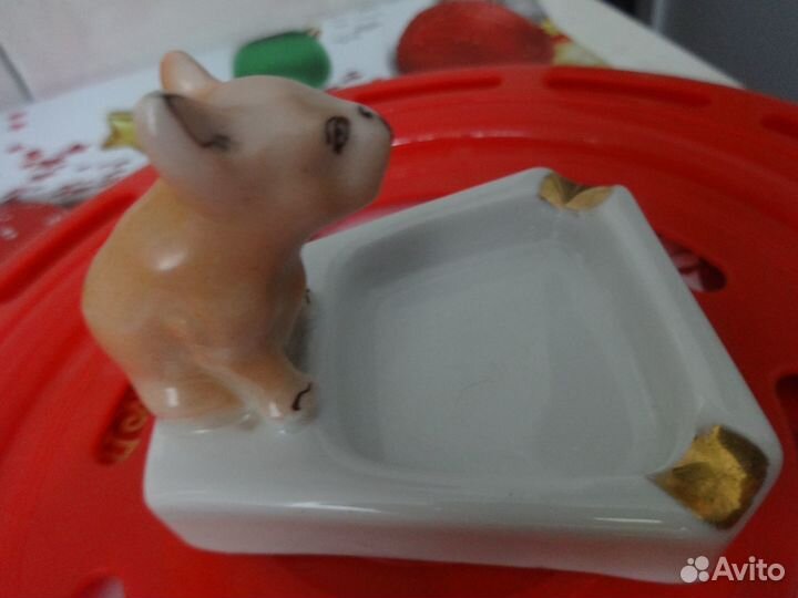 Пепельница бульдог