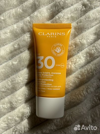 Clarins солнцезащитный крем для лица против морщин