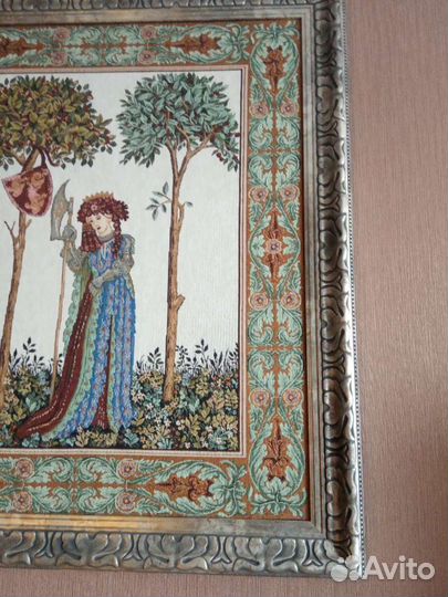 Французский гобелен замок Ла Манта