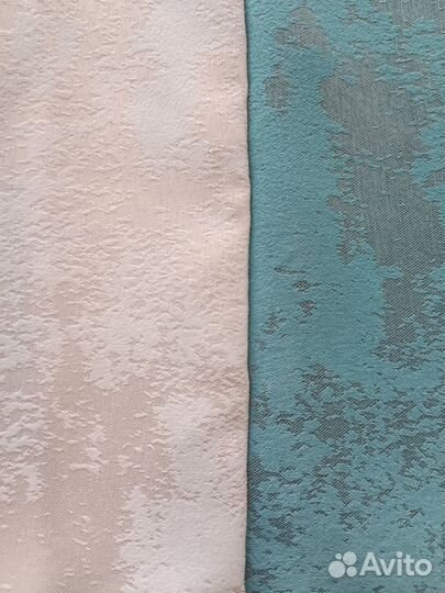 Продам комплект готовых штор мрамор с тюлью лён