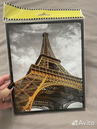 Постер в раме 20х25 Эйфелева Башня Новый