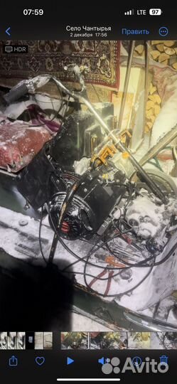 Продам буран на новом двигатели лончин 30