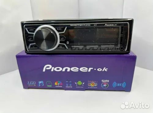 Магнитола Pioneer 317 Bluetooth Aux