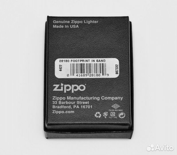 Зажигалка Zippo 28180 Footprint Оригинал Новая