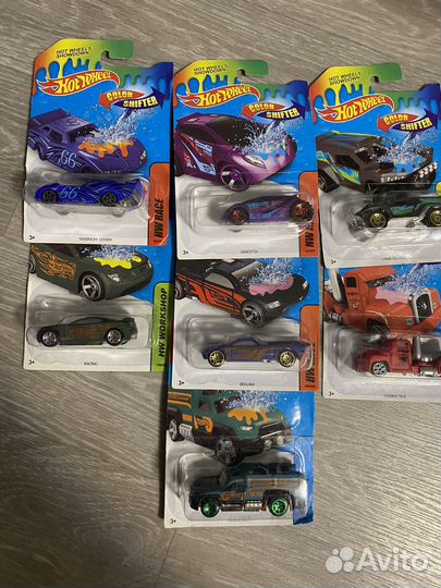 Hot wheels машинки меняющие цвет от воды