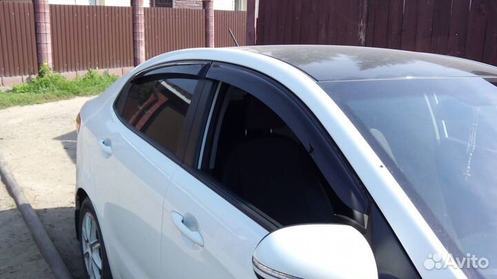 Дефлекторы для окон ветровики Kia Rio (Киа Рио )