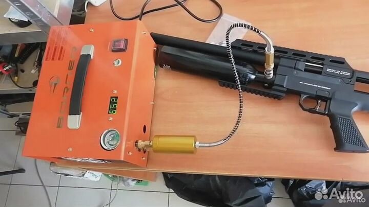 Компрессор для PCP баллонов и винтовок Rikz вд