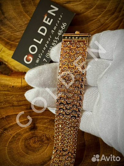 Золотой Браслет «Двойной фараон» 120 г. 585