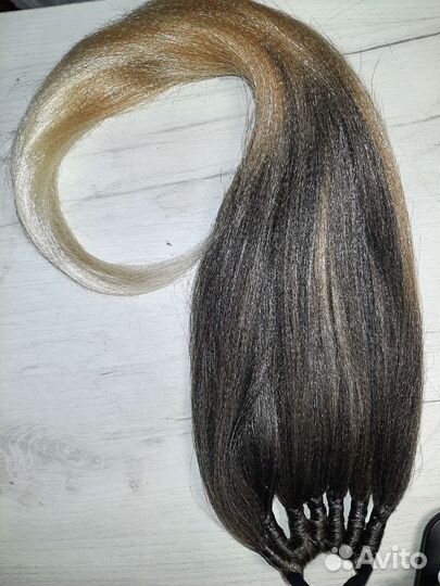 Накладной хвост, хвост на резинке, шиньон