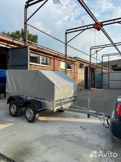 Прицеп цм эко плюс 2.56*1.3 двухосный