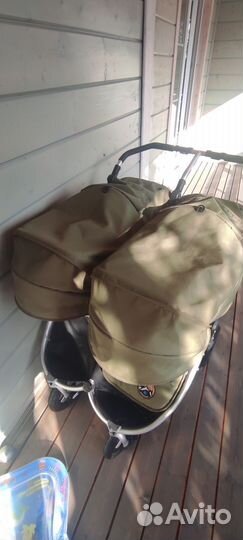 Коляска для двойни с люльками