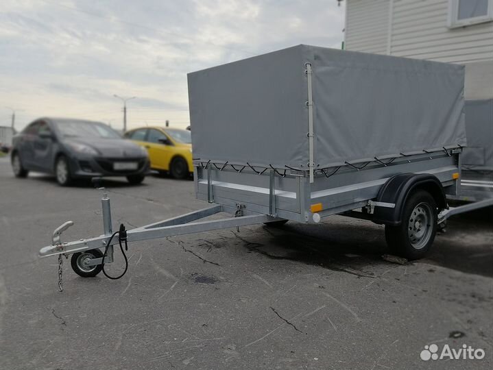 Прицеп Койра 2.0*1.30м с тентом 74см