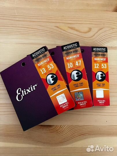 Струны для акустической гитары 10/47