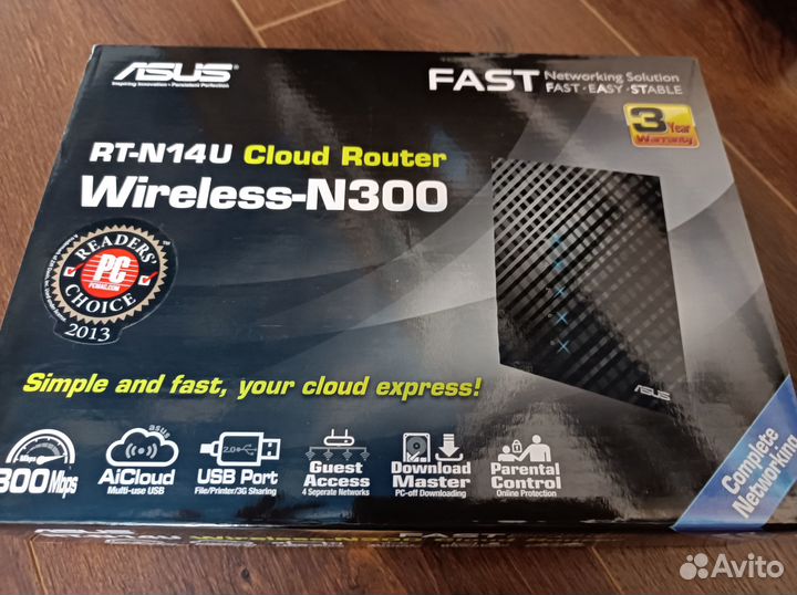 Wi-Fi роутер asus RT-N14U