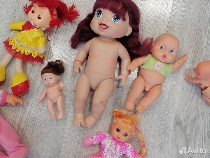 Куклы пупсы пакетом