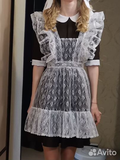 Школьный фартук и платье