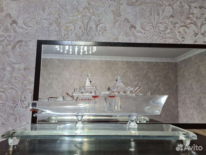 Макет боевого корабля СССР, оргстекло