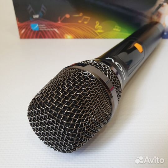 Караоке-система с двумя беспроводными микрофонами