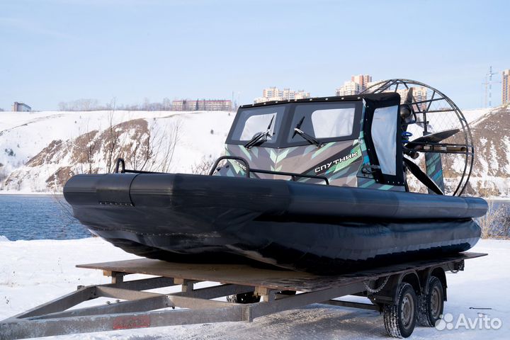 Аэролодка Север Спутник 550 с пробегом