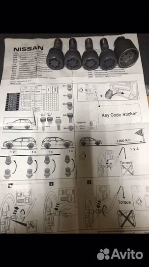 Секретки на колёса автомобиля