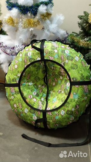 Тюбинг Санки надувные принт 95 акц