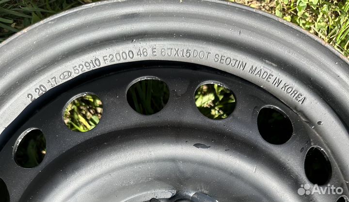 Штампованные диски r15