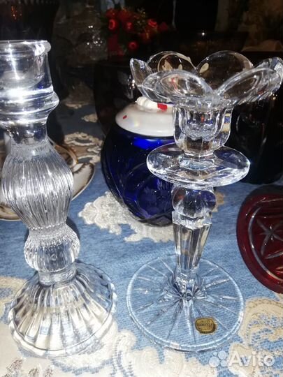 Хрустальный подсвечник