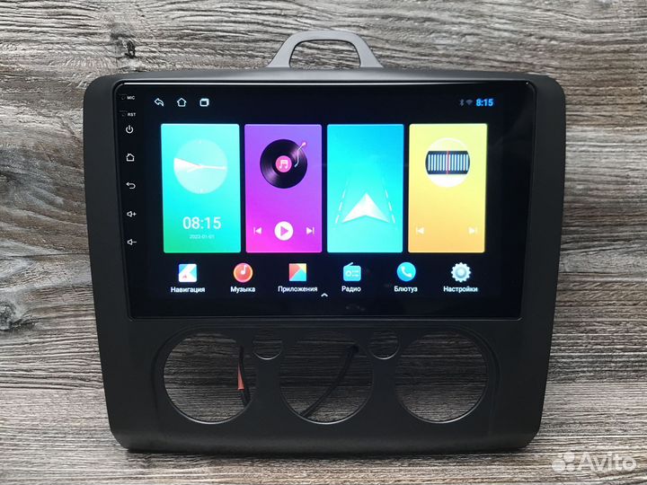 Магнитола на Ford Focus 2 с внешним микрофоном