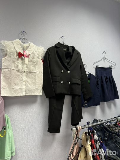 Школьный костюм одежда для девочки новая