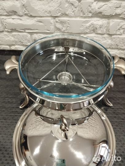 Мармит с подогревом круглый