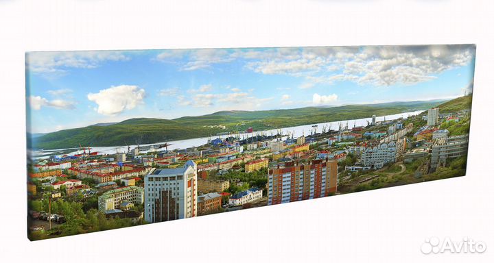 Панорамная картина-панно Мурманск