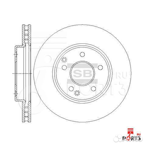 Диск тормозной mercedes W202/W203/W210/R170