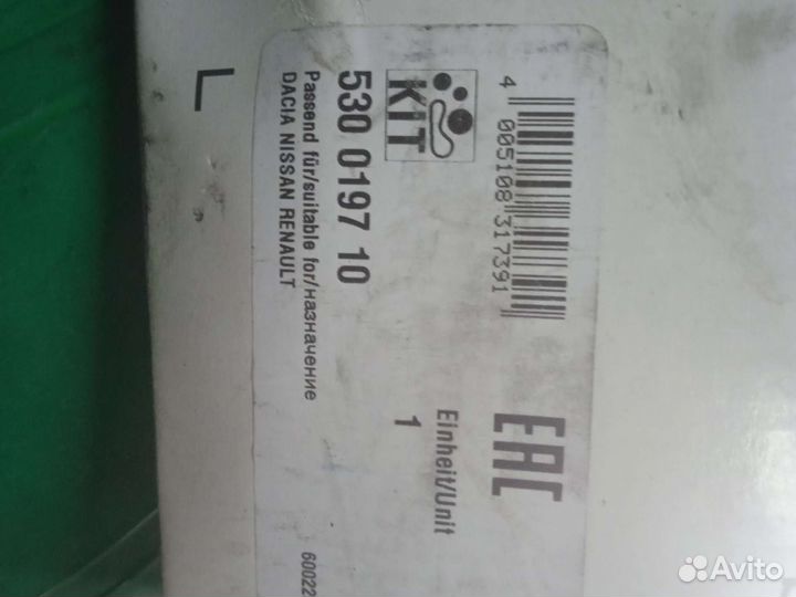 Комплект ремень грм с роликами Рено 1.5 diesel