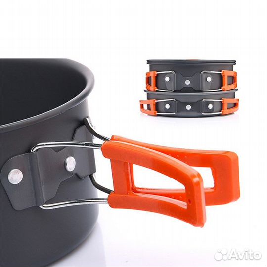 Набор посуды, чайник, сковорода, котелок Widesea