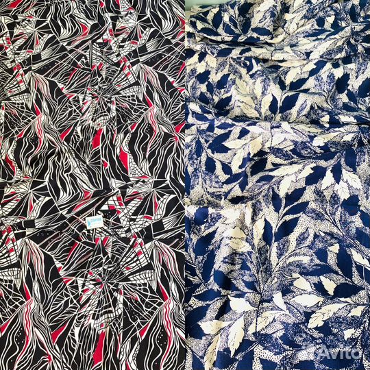 Ткани СССР, винтажный крепдешин