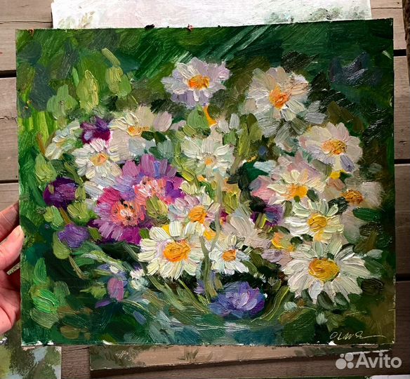 Картина маслом этюд