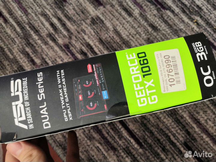Видеокарта gtx 1060 3gb