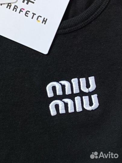 Майка топ Miu Miu Премиум Хит s m L Xl