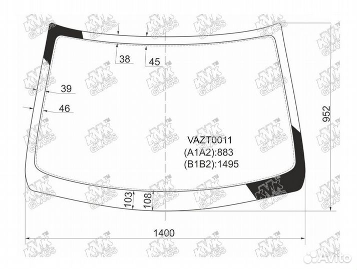 Лобовое стекло ваз 