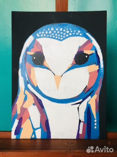 Картина акрилом на холсте