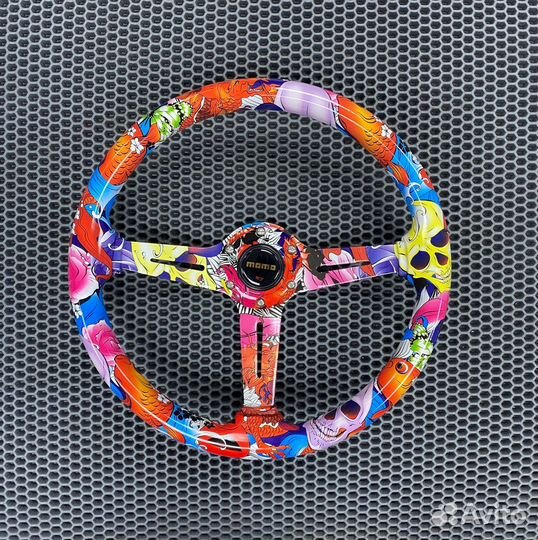 Спортивный руль momo 