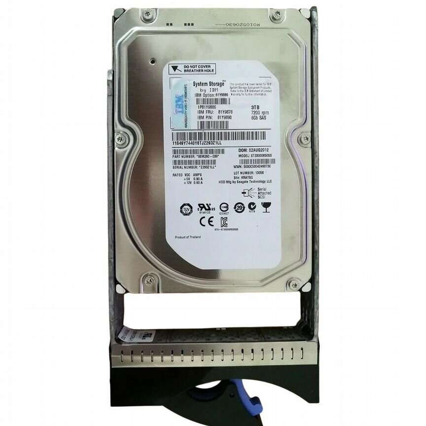 [81Y9878] Жесткий Диск Ibm 3tb Sas 3,5" Hdd 81y9878